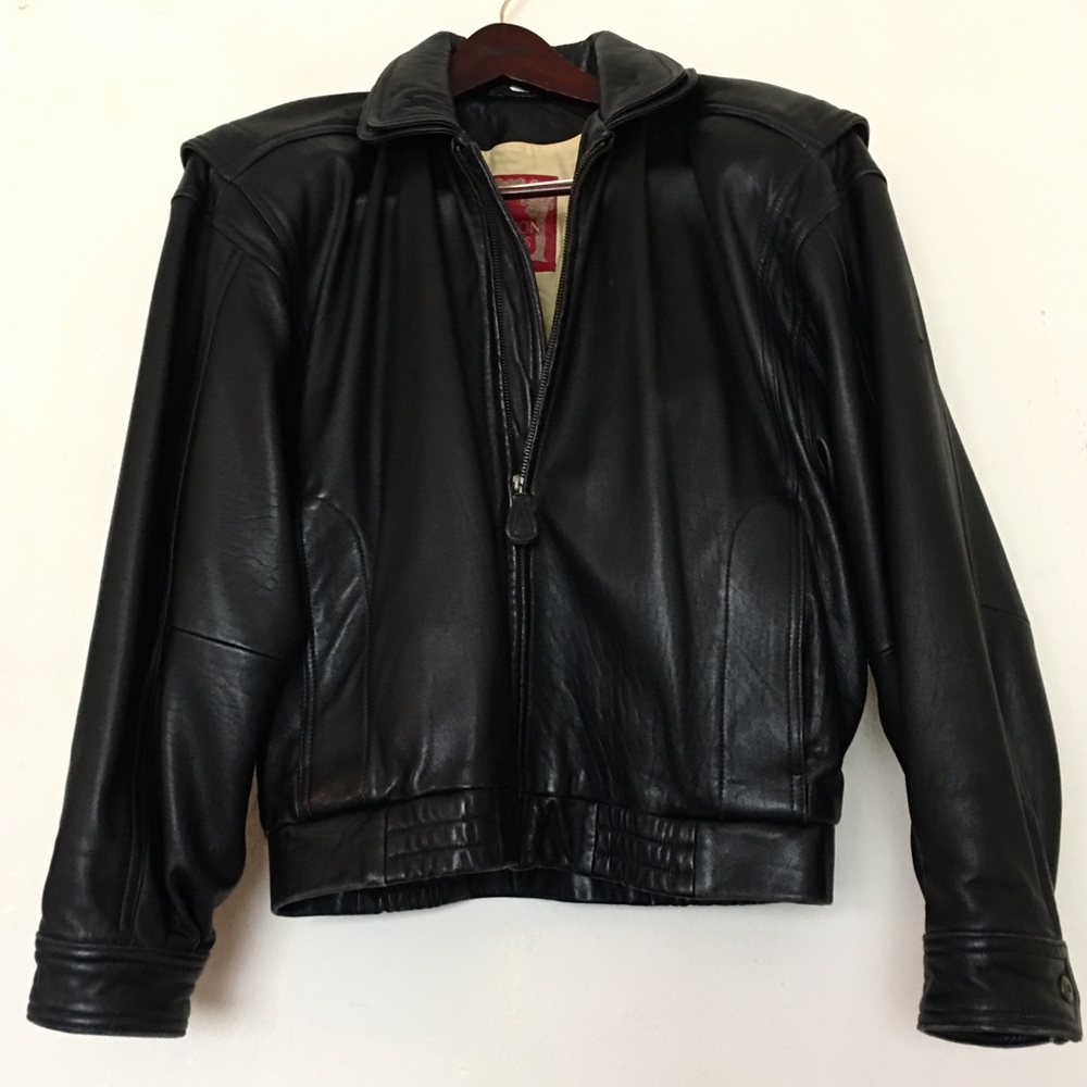 Neiman Marcus Men's Vintage Leather Jacket